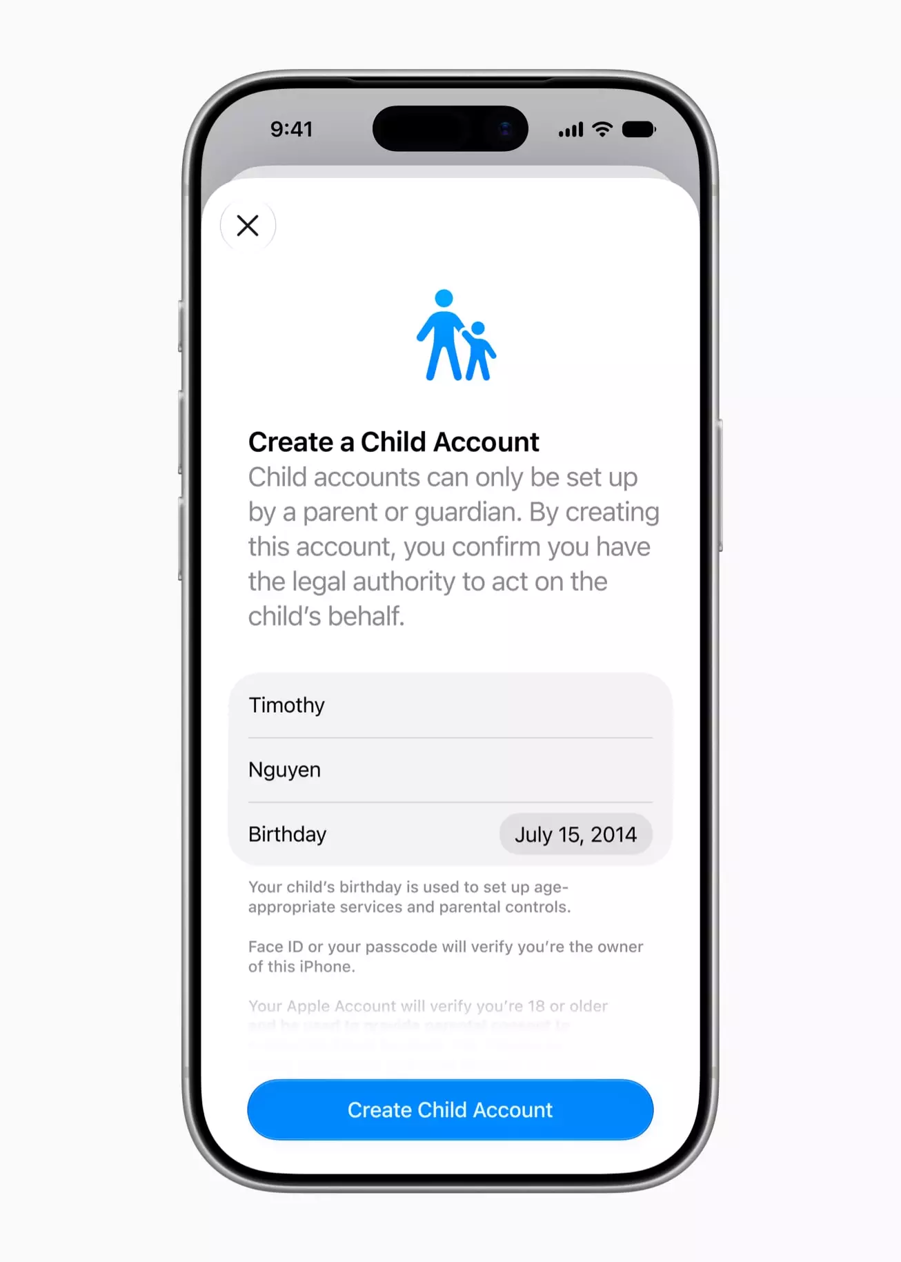 Apple WWDC 2026 Child Safety Framework Apple device showing active parental control settings and child safety interface features